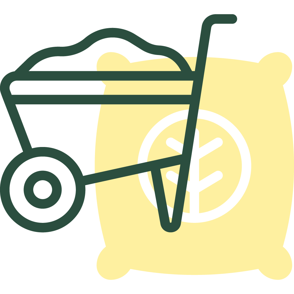 Professional garden maintenance icon