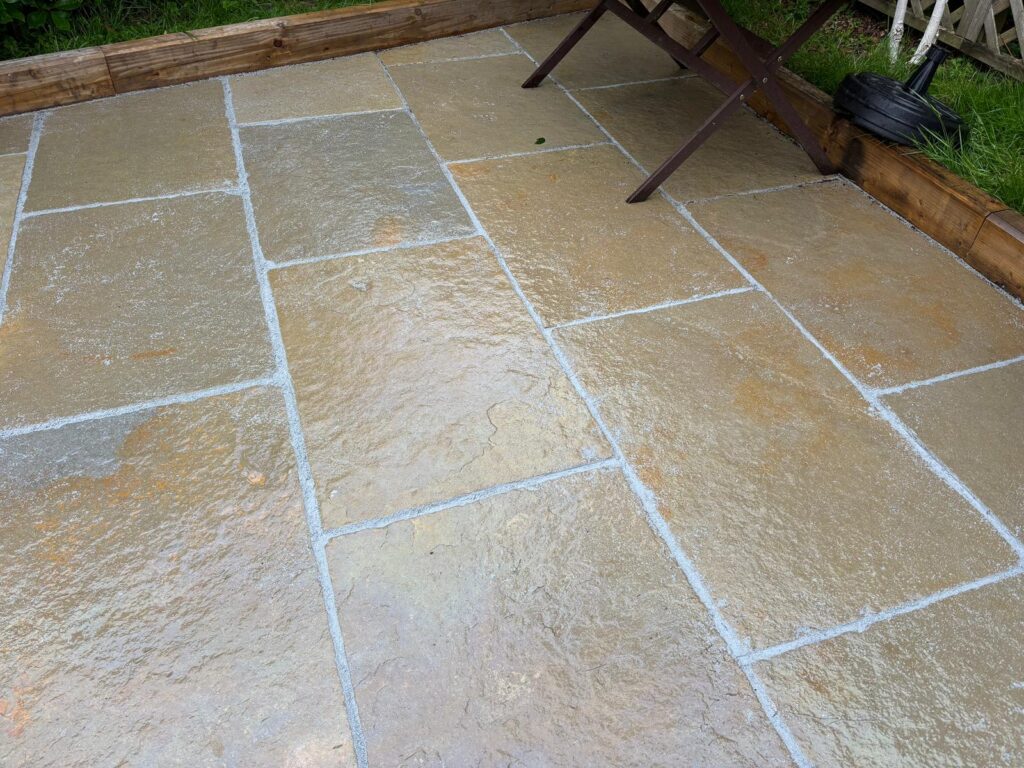 Completed outdoor garden project