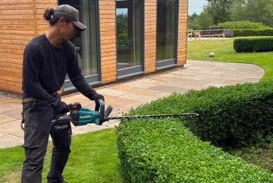 Garden services promotional banner